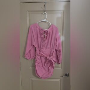 Free People Blush Pink Mini Dress